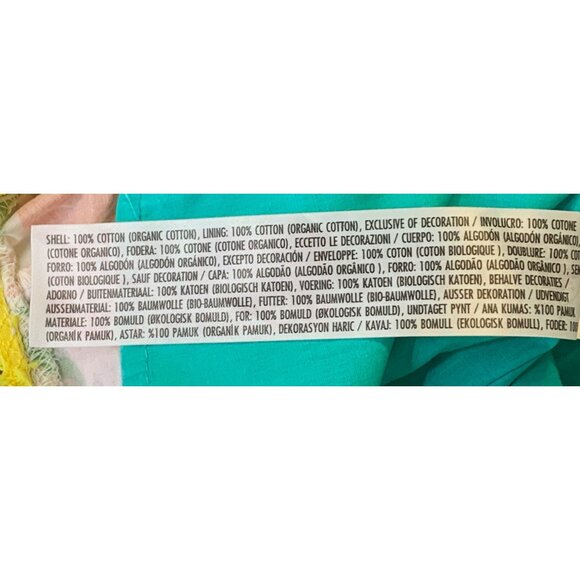 Disney Moana Girls Dress Size 9 10 Cotton Tropical Sleeveless Ruffle Tier New - Picture 9 of 10